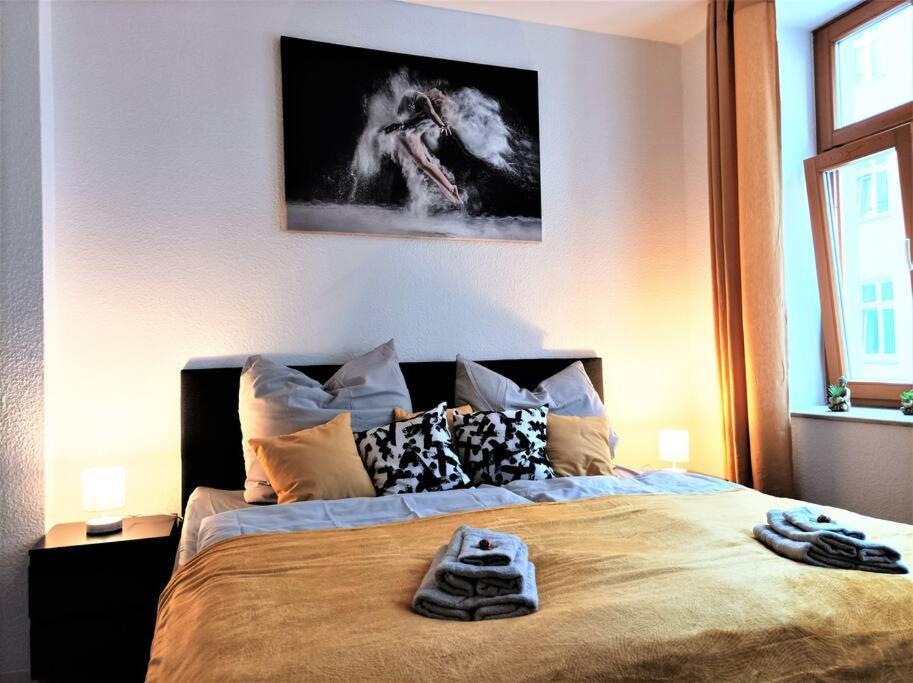 Modernes Apartment Mit Balkon Magdeburg Luaran gambar
